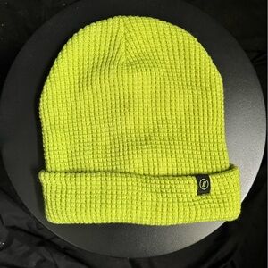 Lime Green Knit Beanie